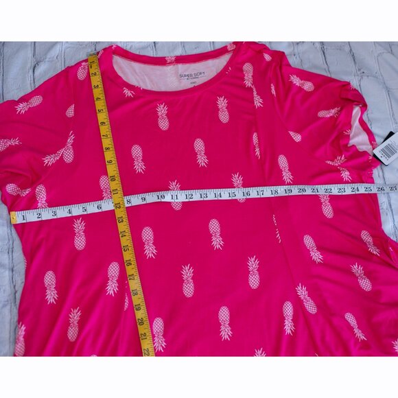 NWT Torrid Mini Super Soft Fit N Flare Dress Pink Size 4 - 4x/26 - Picture 10 of 11